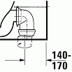 Унитаз Duravit D-Neo 200209 безободковый