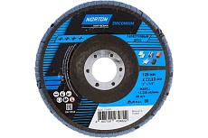 Круг лепестковый конический 125 мм, Р80, цирконий NORTON 66261110459