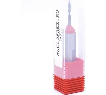 Сверло присадочное монолитное глухое KJ1-10201L (2х70 мм; хв-к 10 мм; левое вращение) МНОГОФРЕЗ 6654