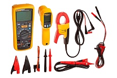 Комплект Fluke мультиметр-мегомметр + токовые клещи + пирометр 1587KIT/62MAX+ FC