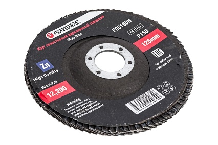 Круг лепестковый торцевой (125х22 мм; Р150) Forsage F-FD5150H 49642
