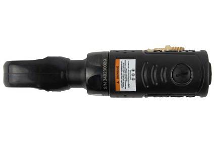 Пневматическая трещотка Wiederkraft со сменными приводами 1/4", 3/8", привод для бит 1/4", 6.3 мм WDK-21340