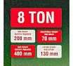 Домкрат бутылочный Rockforce 8т в кейсе RF-T90804-S(56646)