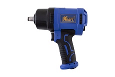 Пневматический ударный гайковерт Kraft 1/2 1450 н.м., в кейсе с головками KT 707014
