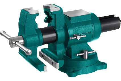 Чугунные слесарные тиски Kraftool 3D Multi-Purpose 125 мм 32706-125