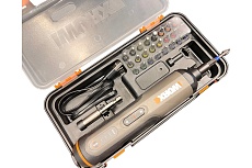 Аккумуляторная отвертка Worx 4В, 5Нм, 1,5Ач, набор оснастки WX240