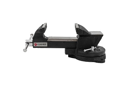 Тиски стальные поворотные с наковальней Forsage 4 (100мм) F-6540104(60507)
