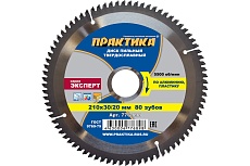 Диск пильный по алюминию (210х30/20 мм; Z80) Практика 776-898