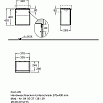 Тумба с раковиной Geberit iCon 37 см белый глянец