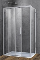 Душевой уголок Vincea Soft VSR-3SO8015CL 150x80 хром, прозрачное