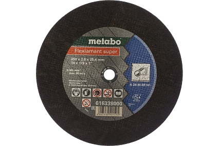 Диск отрезной по стали 350х25,4 мм Metabo 616338000