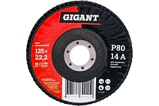Круг лепестковый (125x22.2 мм; P80) Gigant G-11037