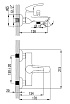 Смеситель для ванны Lemark Plus Strike LM1102C