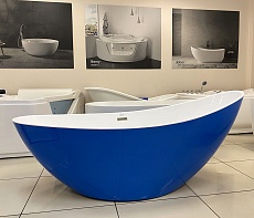 Акриловая ванна Abber AB9233DB 184x79 синий