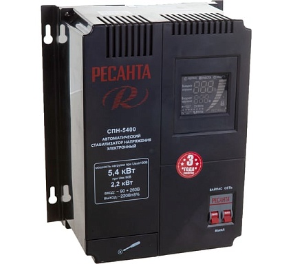 Стабилизатор Ресанта СПН 5400 63/6/26