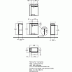 Тумба с раковиной Geberit Renova Compact 50 см с полотенцедержателем, белый глянец