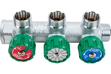 Регулируемый коллектор с 3 отверстиями FAR 3/4" М24х19 FK 3850 C34