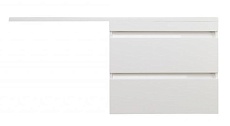 Мебель для ванной Style Line Даллас Люкс Plus 140 см R подвесная, белый глянец