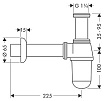 Сифон для раковины Hansgrohe 52053000