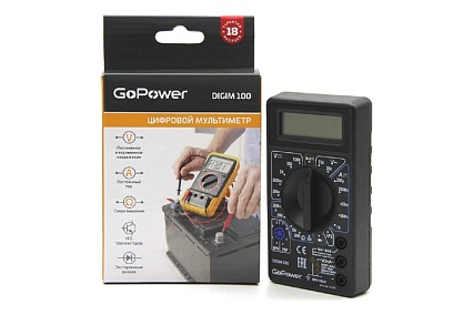 Мультиметр GoPower DigiM 100 00-00015324