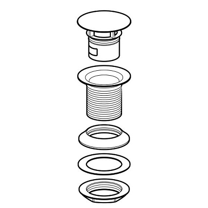 Донный клапан для раковины Geberit 152.050.21.1
