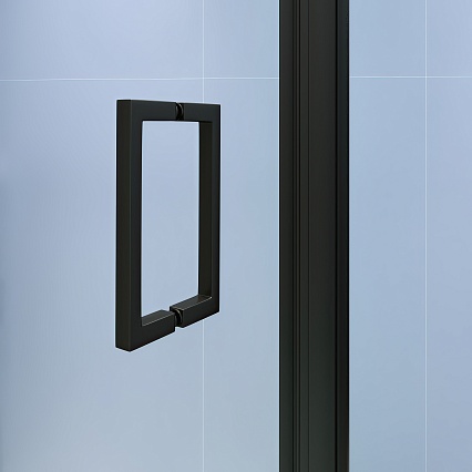 Душевой уголок RGW Stilvol SV-145B (SV-05B + Z-050-2B) 100x70 прозрачное, черный 703214507-14