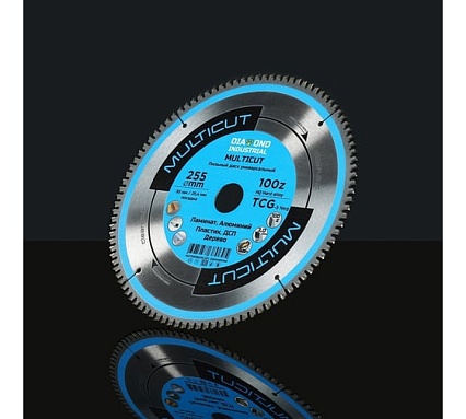 Диск пильный по мультиматериалам Multicut 255x30/25,4 мм, Z=100 TCG Diamond Industrial DIDM255Z100