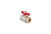 Шаровой кран MVI бабочка ДУ20, 3/4" ВН/ВН BV.513.05