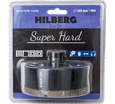 Коронка алмазная Super Hard 100 мм, M14 Hilberg HH691