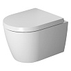 Подвесной унитаз Duravit ME by Starck Compact Rimless (с крышкой SoftClose) 45300900A1