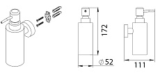 Дозатор жидкого мыла Fixsen Hotel FX-31012B