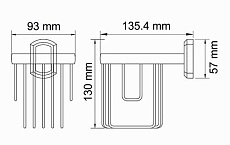 Держатель освежителя воздуха WasserKRAFT Oder K-3045