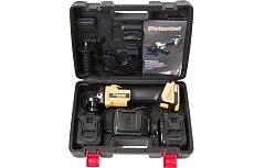 Бесщеточная аккумуляторная угловая шлифовальная машина Partnertool PBAG125SET-20