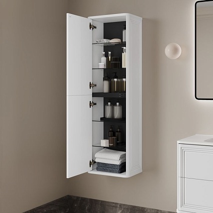 Шкаф пенал Iddis Oxford Neo 40 см белый матовый OXN40W0i97