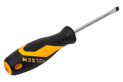 Шлицевая отвертка TOLSEN GRIPro Slotted 6.5 мм, 100 мм 20144