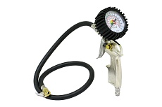 Пистолет для подкачки колес МАЯКАВТО с манометром, длинный шланг /1/10/20_ м0302