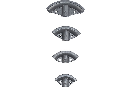 Гидравлический трубогиб с башмаками 1/2"-3", 15т Matrix 181365