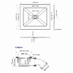 Поддон для душа WasserKRAFT Elbe 74T10 120x100 черный