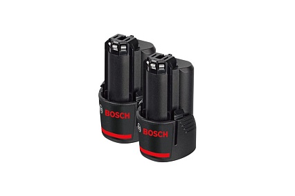 Комплект аккумуляторов (12 В; 2.0 Ач; Li-Ion; 2 шт.) Bosch 1600Z00040