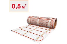 Электрический теплый пол под плитку ТеплоСофт 0,5 м2 75Вт 0575/2