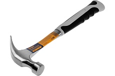 Молоток-гвоздодер Тундра цельнокованый, 2К рукоятка, 500 г 882014