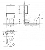 Унитаз-компакт Cezares Giubileo CZR-165-CPR/CZR-165T