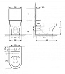 Унитаз-компакт Cezares Giubileo CZR-165-CPR/CZR-165T