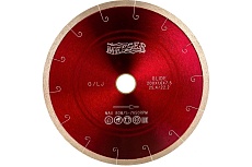 Диск алмазный сплошная кромка с микропазом G/L J-slot по граниту 200D-1.6T-7.5W-22.2/25.4 Messer 01-24-200