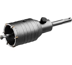 Коронка с державкой по бетону Зубр 50 мм, SDS-Plus 29211-50