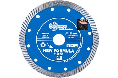 Диск алмазный отрезной Турбо New Formula (150х22.23 мм) TRIO-DIAMOND T103
