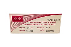 Проволока сварочная омедненная JQ.MG50-6/ER70S-6 1 мм, 20 кг GOLDEN BRIDGE 110
