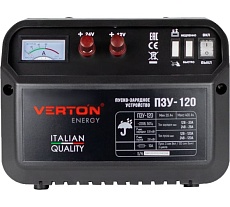 Пуско-зарядное устройство Verton Energy ПЗУ-120 12/24 В, 20-400 Ач., 3.6 кВт 01.5985.5992