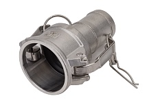 Нержавеющий камлок TITAN LOCK тип C, розетка с хвостовиком 1 1/2&quot;, AISI316 TL150CSS316