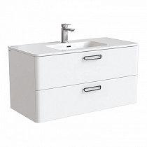 Мебель для ванной Iddis Brick 100 см подвесная, белый
